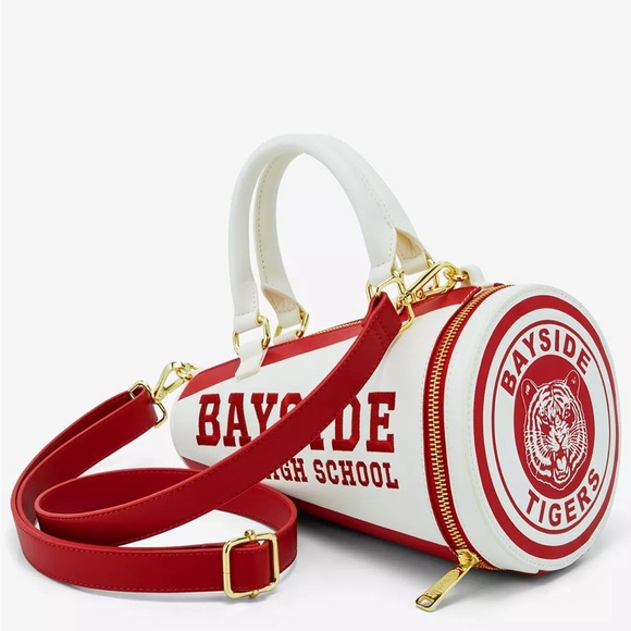 Loungefly Saved by the Bell Bayside High Megaphone Bag - Picture 2 of 5